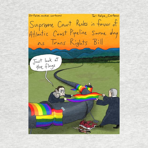 US Supreme Court Pipeline by Felipe.Makes.Cartoons
